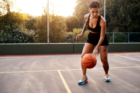 Athlete Playing Basketball Incontinence