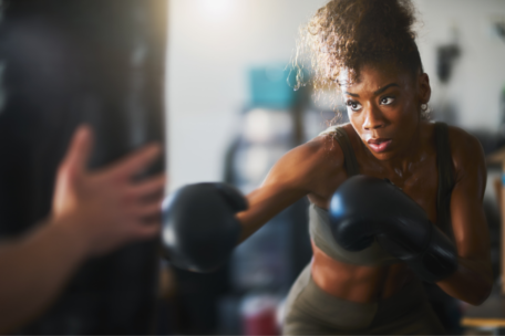 Woman Boxing Grit and Perseverance and Passion